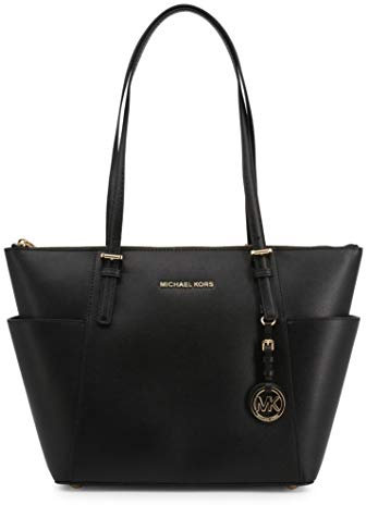 Michael Kors 30F2Gttt8L-001 Jet Set Item Ew Tote Black Donna Borse Taglia Eu Unica