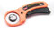 vhbw Cutter rotatif couture pour couper le tissu et le cuir - Couteau rouleau, Ø 45 mm