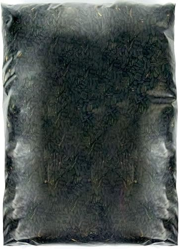 SQUAWK Semi di Girasole Neri - Cibo per Uccelli Selvatici Ricco di Olio per il Giardino (12.5kg)