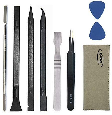 Ewparts Herramienta de palanca de apertura 9 en 1, herramientas de desmontaje para pantalla de teléfono, laptop, kit de herramientas de reparación para iPhone/Smartphones/Tablet Retina