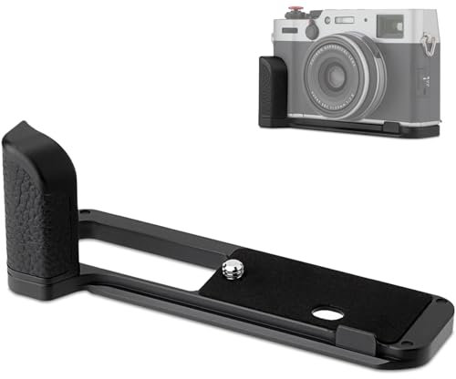 Haoge HG-X100V Camera Holder Hand Grip for Fujifilm Fuji X100V X100F Camera Accessories Bracket fit Arca Swiss Kirk RRS QR Quick Release Plate