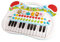Simba 104010044 - ABC Tier Keyboard, mit verschiedenen Sounds, Tierlaute, Tragegriff, 38x32cm, Babyspielzeug, süße Tiermotive, Kinder Musik, Melodie, ab 3 Jahren
