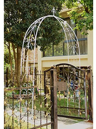 YYHJ Gartenbogen, Schwermetall-Rosenlaube-Pergola-Gitter, einfach zu montieren, zum Klettern von Pflanzen, Rasen, Hochzeitsdekoration im Freien