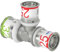 Uponor S-Press Plus Presse T-Stück verlaufend 32x25x25mm