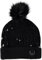 LE CHIC Mädchen Wintermütze Pudelmütze black (M 128-140)