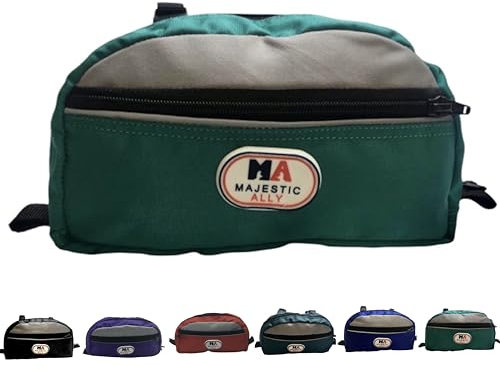 Majestic Ally Satteltasche für Westernsattel, Nylon, reflektierend, Türkis