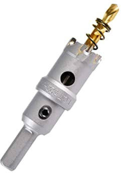 22mm TCT Hole Saw Cutter Drill Bits,Tungsten Carbide Hole Cutter,Heavy Duty Metal Alloy Tool Drill Bits, High Hardness, Durable For Iron,Stainless Steel, Copper