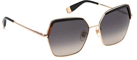 Furla SFU599V 300Y Sunglasses Unisex Metall, Standard, 58, Shiny Rose Gold