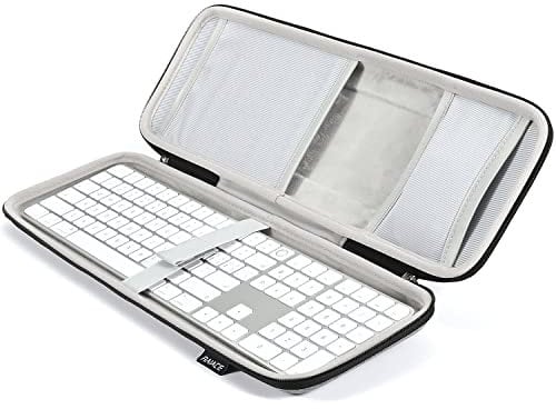 RAIACE Hartschalenkoffer für Apple Magic Keyboard + Magic Mouse Steht nur der Koffer. - Grau (graues Futter)