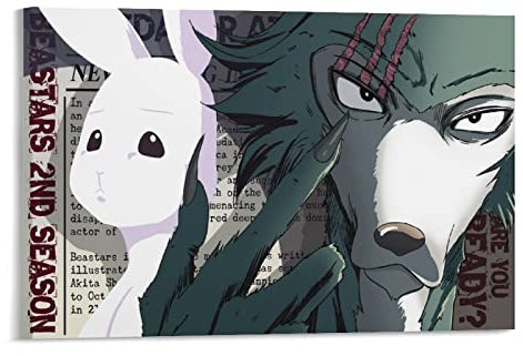 Beastars Vol.2 Poster, Kunstwerke, Bilddruck, Poster, Wandkunst, Malerei, Leinwand, Dekoration, Heimposter, 30 x 45 cm