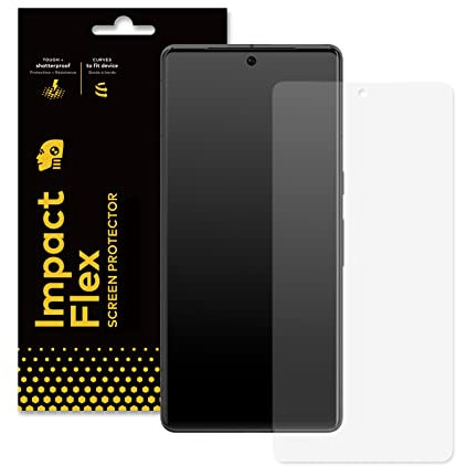 RhinoShield Displayschutzfolie kompatibel mit [Pixel 7 Pro] | Impact Flex - Edge to Edge/Schockresistent - Klarer und Kratzresistenter Displayschutz