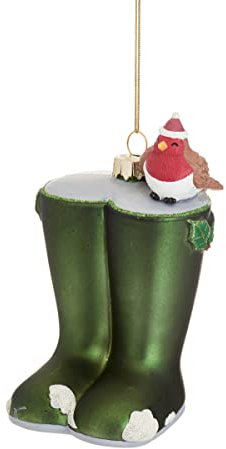 Sass & Belle Weihnachtskugel in Gummistiefel-Form