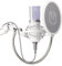 ENDORFY Solum Streaming Onyx White, USB Plug&Play, Hochwertiges weißes USB-Computermikrofon, Verstellbarer Arm, inklusive Pop-Filter, das in den Rahmen eingeschraubt Wird, EY1B005
