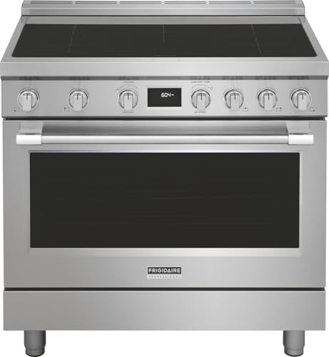 Frigidaire Professional 36 in. 5 Element Slide-in Induction Range in Stainless Steel with Dual Fan Convection PCFI3670AF