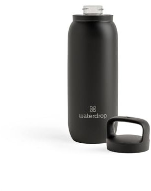 waterdrop® All Purpose Gourde Thermo 600ml, gourde isotherme en inox, 24h froid - 12h chaud, anti-fuite & résistante