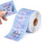 Phomemo Sterne Bunte Quadratische Etiketten - Selbstklebende Thermoetiketten, 2*2 (50x50mm), 500 Etiketten/Rolle Sterne Lila Quadratische Etiketten