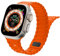 Magnetisches Uhrenarmband kompatibel mit Apple Watch Armbänd 41mm 40mm 38mm，Weiches Silikon Sport Loop Magnet Ersatzarmband für Apfelband iWatch Series 9/8/7/6/5/4/3/2/1 SE，orange Farbe，38mm 40mm 41mm