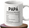 LA CASA DE LAS TAZAS® Regalos para Papa. Regalos Originales Día del Padre - Papá - Super Papa, Regalos Hombre Originales - Taza Papa - Cumpleaños Padre, Regalo Gracioso Papa (Inf. Nutri.)