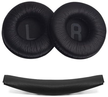 INF Cuscinetti auricolari e archetto di ricambio per JBL T450/T500 BT, Tune600, 510BT, JR300, design ergonomico, facile installazione, isolamento e comfort