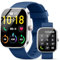 Smartwatch Herren Damen mit Telefonfunktion, 1.91 Fitnessuhr Damen, 110+Sportmodi IP68 Wasserdicht Sportuhr, Smart Watch mit Herzfrequenz, Schrittzähler, SpO2, Schlafmonitor, Uhren für iOS Android