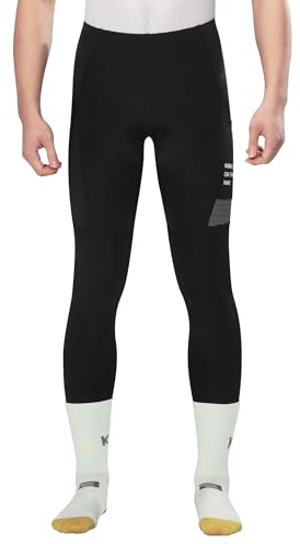 INBIKE Fahrradhose Radhose Herren Lang Gepolstert Radunterhose Rennradhose Radlerhose mit 3D Sitzpolster Einer Tasche Atmungsaktiv Hochelastisch,L