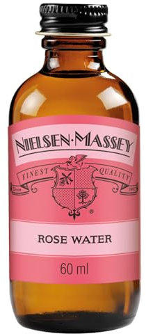 Rose Water Flavoring, 60 ml, Gluten Free, For Food Use Only