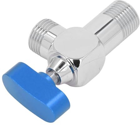 Winkelabsperrventil, Kupfer, Starker Wasserfluss, Absperrventil, Küche, Badezimmer (BLUE)