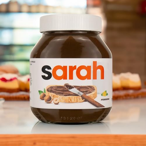 Boîte cadeau en chocolat personnalisable pour Nutella 750 g, boîte cadeau chocolats pour toutes les occasions, cadeau de chocolat personnalisé, cadeau de Saint-Valentin pour elle, boîte cadeau