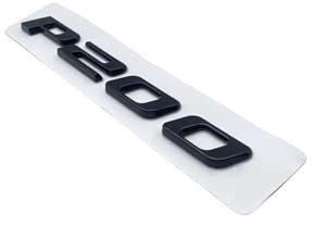 YSRWTBBA 3D-Buchstaben in Schwarz und Silber, P200, P250, P300, P350, AWD-Emblem, kompatibel mit Kofferraum-Heck, XF, XE, I-Pace, E-Pace, F-Type-Logo-Aufkleber, einfach abziehe