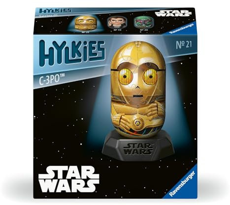 Ravensburger Hylkies: Star Wars Sammelfiguren zum selbst zusammenbauen - Figur #21 - C-3PO - Aufbauen, Verlieben, Sammeln - Mini-Figuren für Fans von Star Wars