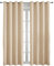 Flei Schlafzimmer Curtains, Blickdichte Vorhänge Deko für Hotels Büros Wohnzimmer Schlafzimmer Kinderzimmer-160x80cm-Biscotti Beige-(B x H) 1er Set
