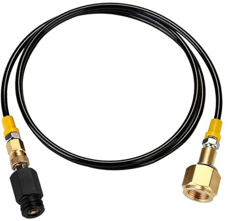 Namvo Soda-Schlauch, 1,5 m, W21.8-14, DIN477, CO2-Tank-Adapter, Hochdruck-Schlauch-Set für langlebiges Soda-Zubehör für Zuhause und Büro