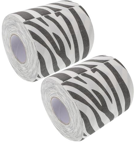 SEWOART Printed Roll Paper Zebra Print Unbleached Toilet Paper Animal Print Ribbon Self Adhesive Wrap Leopard Ribbons Elegant Bathroom Decor