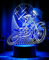 Jinson well 3D Motorrad auto Lampe licht led optische Illusion Nachtlicht 7 Farbwechsel Touch Switch Tisch Schreibtisch Dekoration Lampen mit Acryl Base USB Spielzeug geschenk