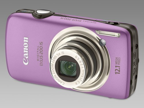 Canon IXUS 200 IS Fotocamera Digitale 12.1 Megapixel, colore: Rosa