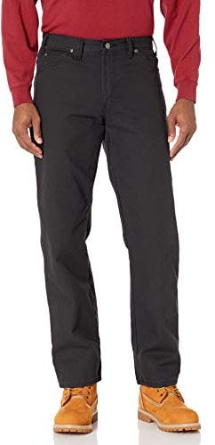 Dickies Men's Duck Carpenter Jean, Black, 33W / 30L