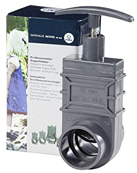 FIAP GateValve ACTIVE 40 - Zugschieber mit Edelstahlspindel und -schieber, 2x Klebemuffe, Ø 40 mm