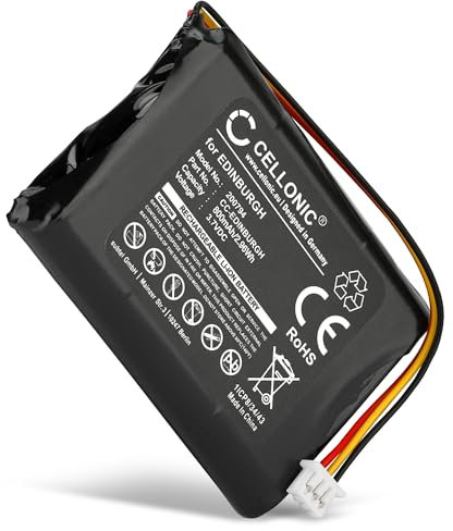 CELLONIC, Akku Navi kompatibel mit Tomtom Rider, ONE 1st Edition, ONE (800mAh, 3.7V) Ersatzakku Edinburgh,F64289525,F650010252,F709070710