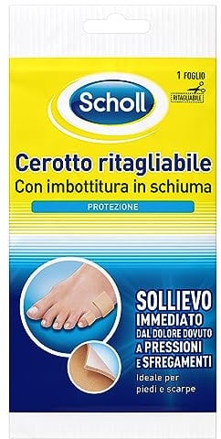 Scholl Hornhaut- und Schwielen-Pflaster zuschneidbar doppelt dick – 1 abziehbares Pflaster