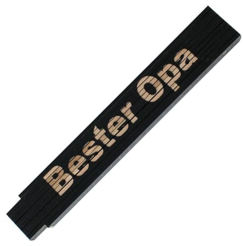 Zollstock Meterstab Bester Opa,Schwarz