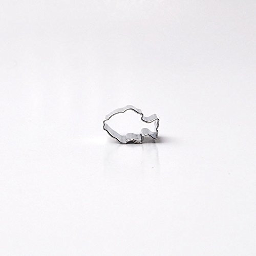 Fisch mini 19 mm, Ausstecher, Ausstechform aus Edelstahl