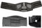 Nierengurt Motorrad Dynamic Breit Damen Herren Jugendliche Gefüttert Klettverschluss Stütze - schwarz - L 110cm