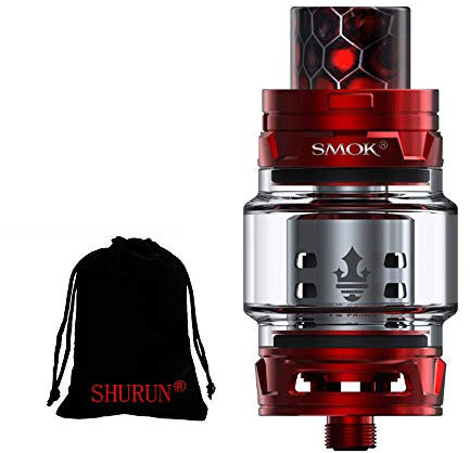 Original Smok TFV12 Prince Tank 8ml Capacity mit TFV12 Prince Coils ohne Nikotin (Rot)