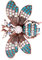 Holibanna Vintage Insecte Broche Alliage Rétro Diamant Corsage Broche Femmes Strass Émail (Orange)