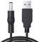 1 Stück Netzkabel USB auf DC-Hohlstecker 5V Kabel 1M, Ancable 5,5 x 2,1 mm DC Stromkabel Adapterkabel für Mini-Lautsprecher,USB Hub,USB Fan,LED Lamp,Musicman,Razor