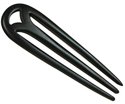 FRCOLOR Wooden Ebony Hair Fork - Vintage Retro Antique Stick for Traditional Chinese Bun - Decorative Chopsticks, Comb Clips Accessory