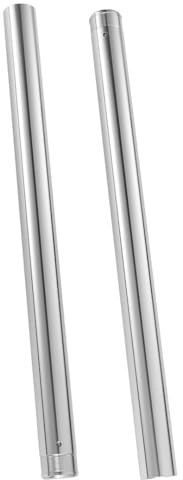 LANBAO - Forcella anteriore per moto, per Yamaha FZ6 2004, 2005, 2006, 2007, 5VX-23110-00, 43 x 590 mm, colore: argento