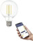 EGLO connect.z Smart-Home LED Leuchtmittel E27, G80, ZigBee, App und Sprachsteuerung Alexa, dimmbar, warmweiß, 806 Lumen, 6 Watt, Vintage-Glühbirne klar
