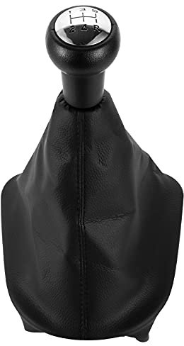 DOMENICA 5 Gang Schaltknauf Schalthebel Kompatibel für Peugeot 207 307 308 607 608 Citroen C3 C4 C5