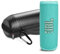 JBL FLIP 6 Waterproof Portable Speaker Bundle with gSport Carbon Fiber Case (Teal)